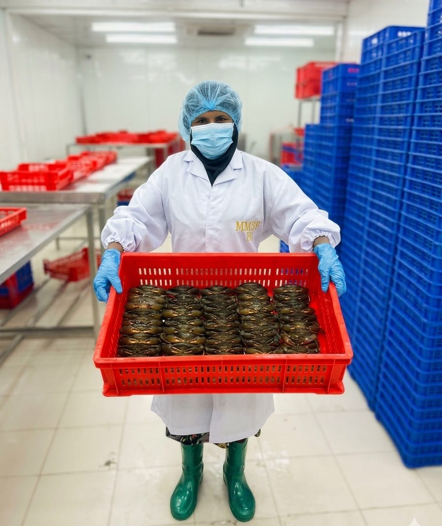 Coastal aquaculture walkway connecting local production to export markets